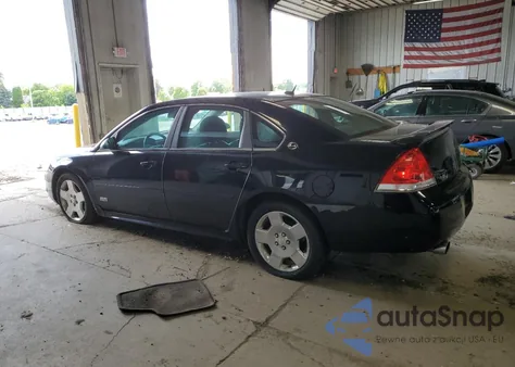 2009 Chevrolet Impala Ss из США, поврежденный, VIN 2G1WD57C891100210